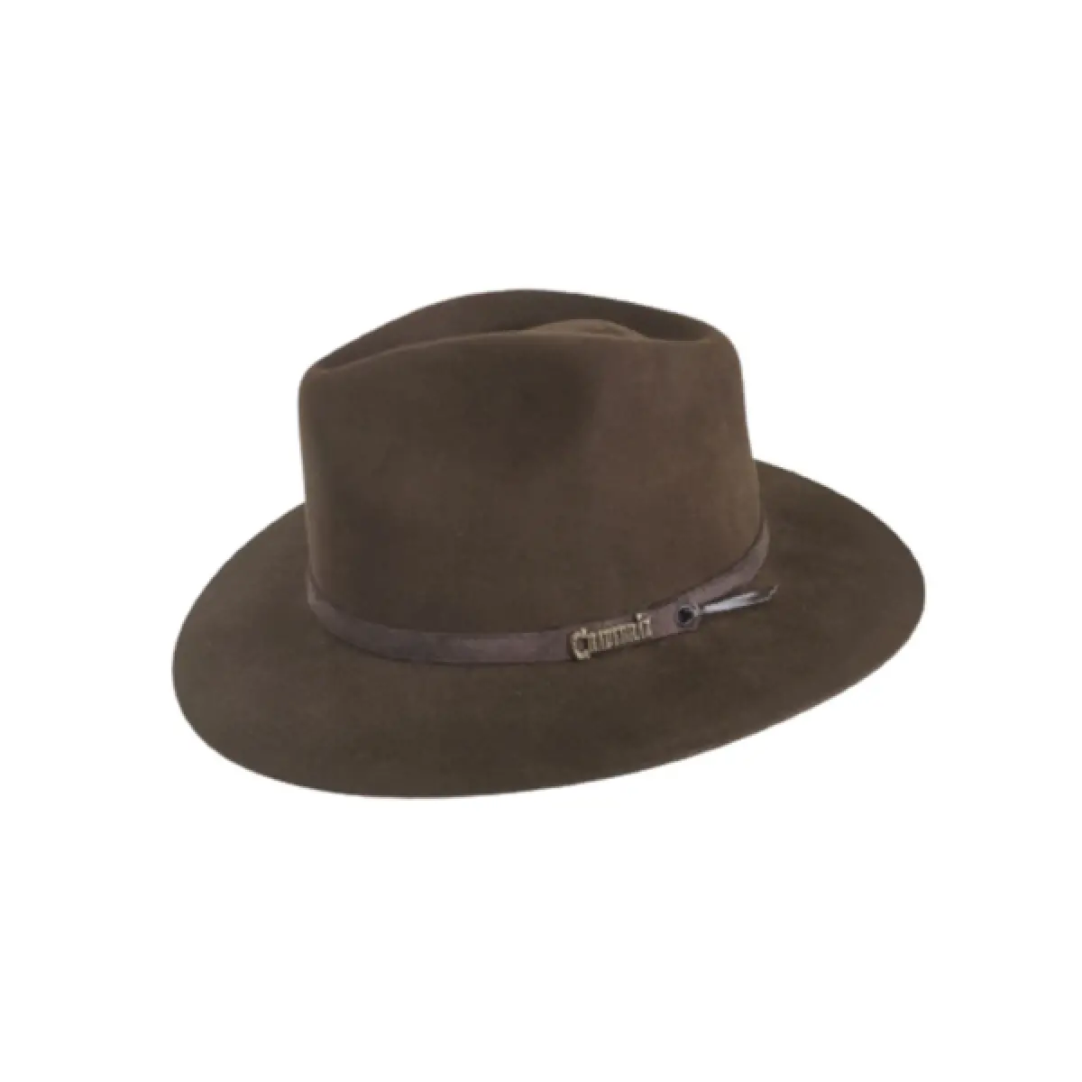 Fedora Lã Marrom
